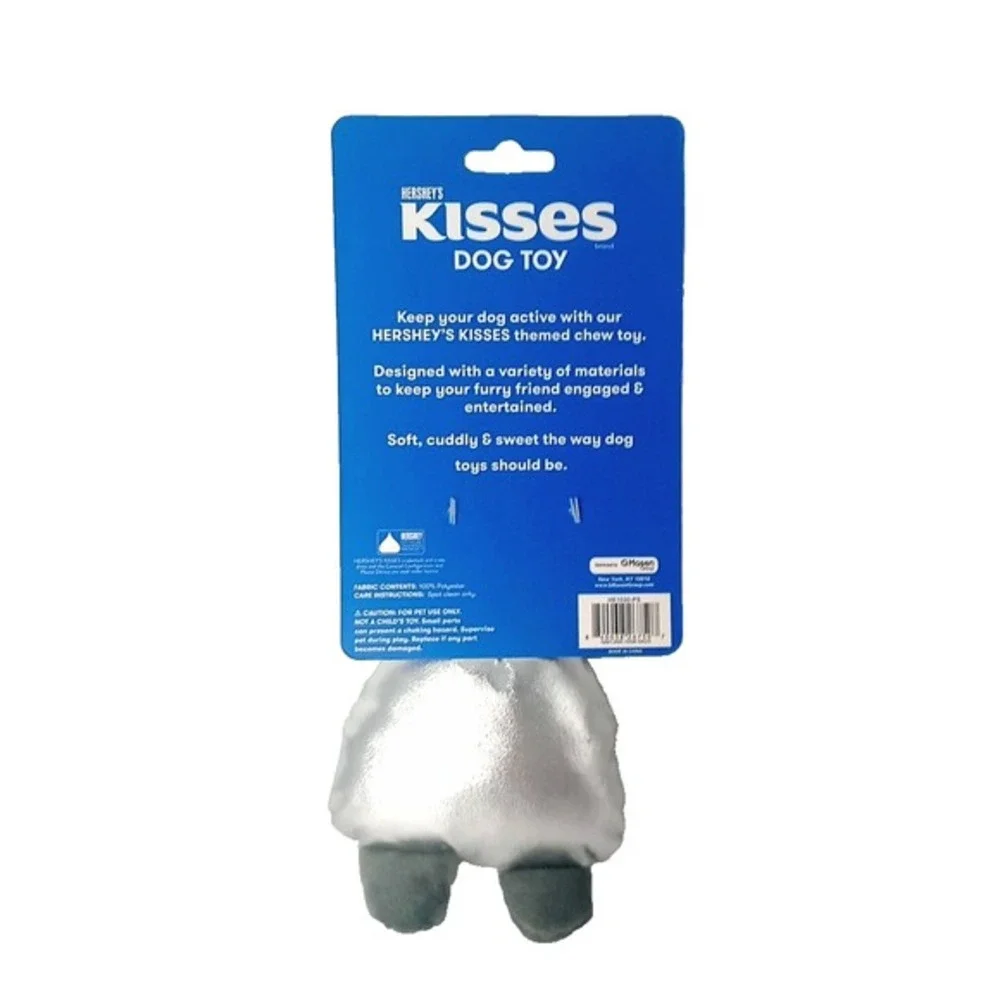 Hershey's Kisses Raccoon Stuffed Squeaky‎ Dog Puppy Toy Crinkle Halloween NWT